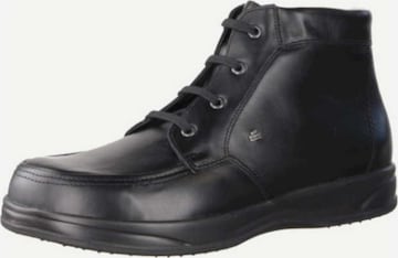 Finn Comfort Lace-Up Boots in Black: front