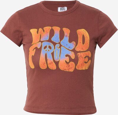 BDG Urban Outfitters Shirt in Light blue / Brown / Orange, Item view