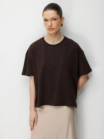 MixRay T-Shirt in Braun: Vorderseite