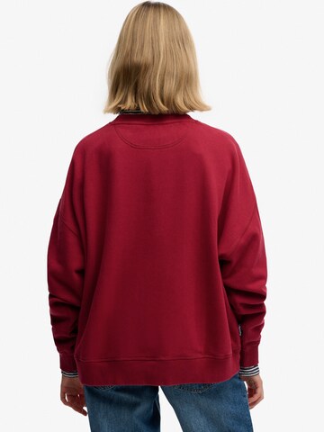 Felpa 'ESSENTIAL' di Superdry & Co in rosso