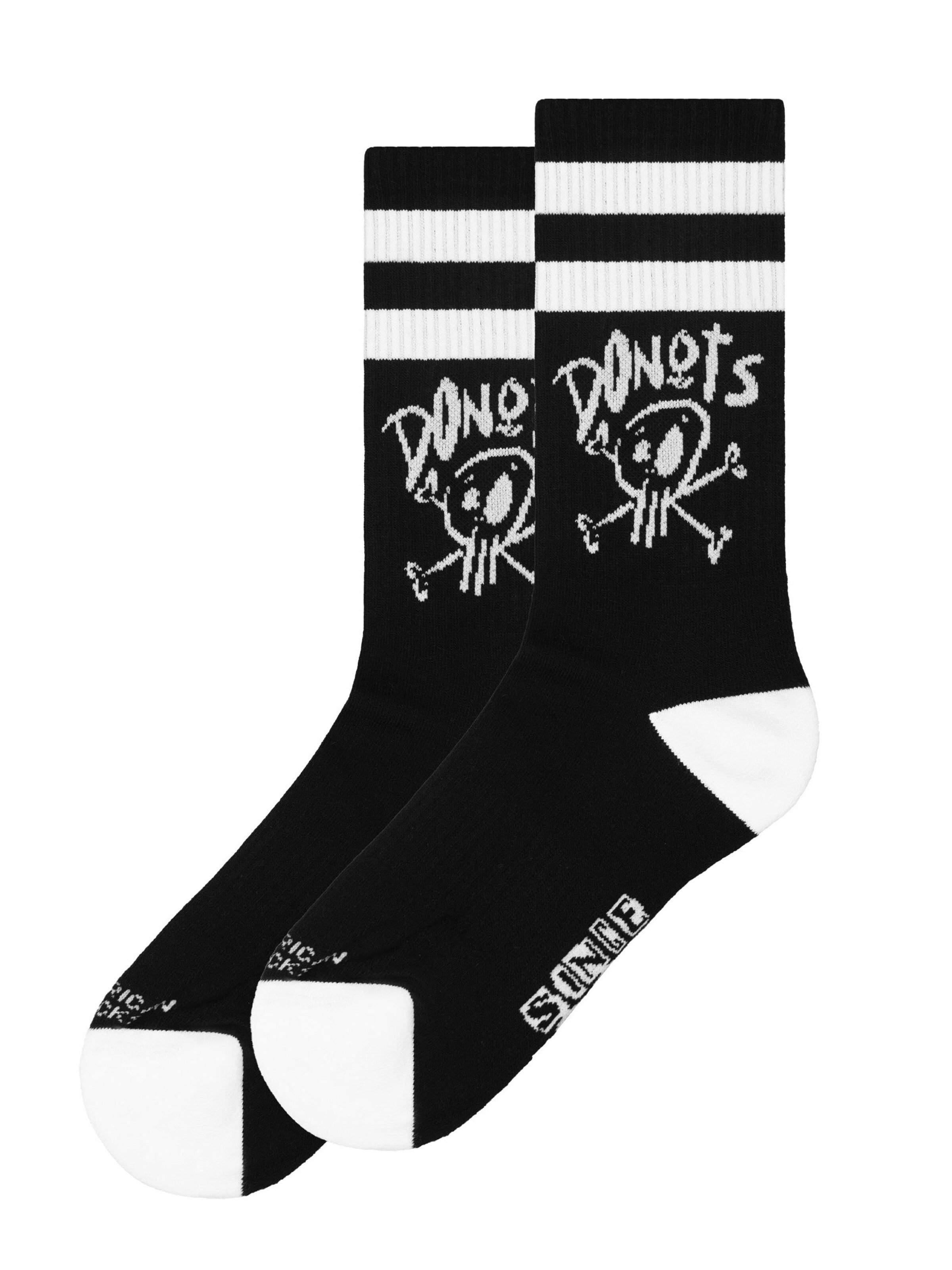 American Socks Socks 'Donots - Since 1994 (Limited Collaboration)' in Black: front