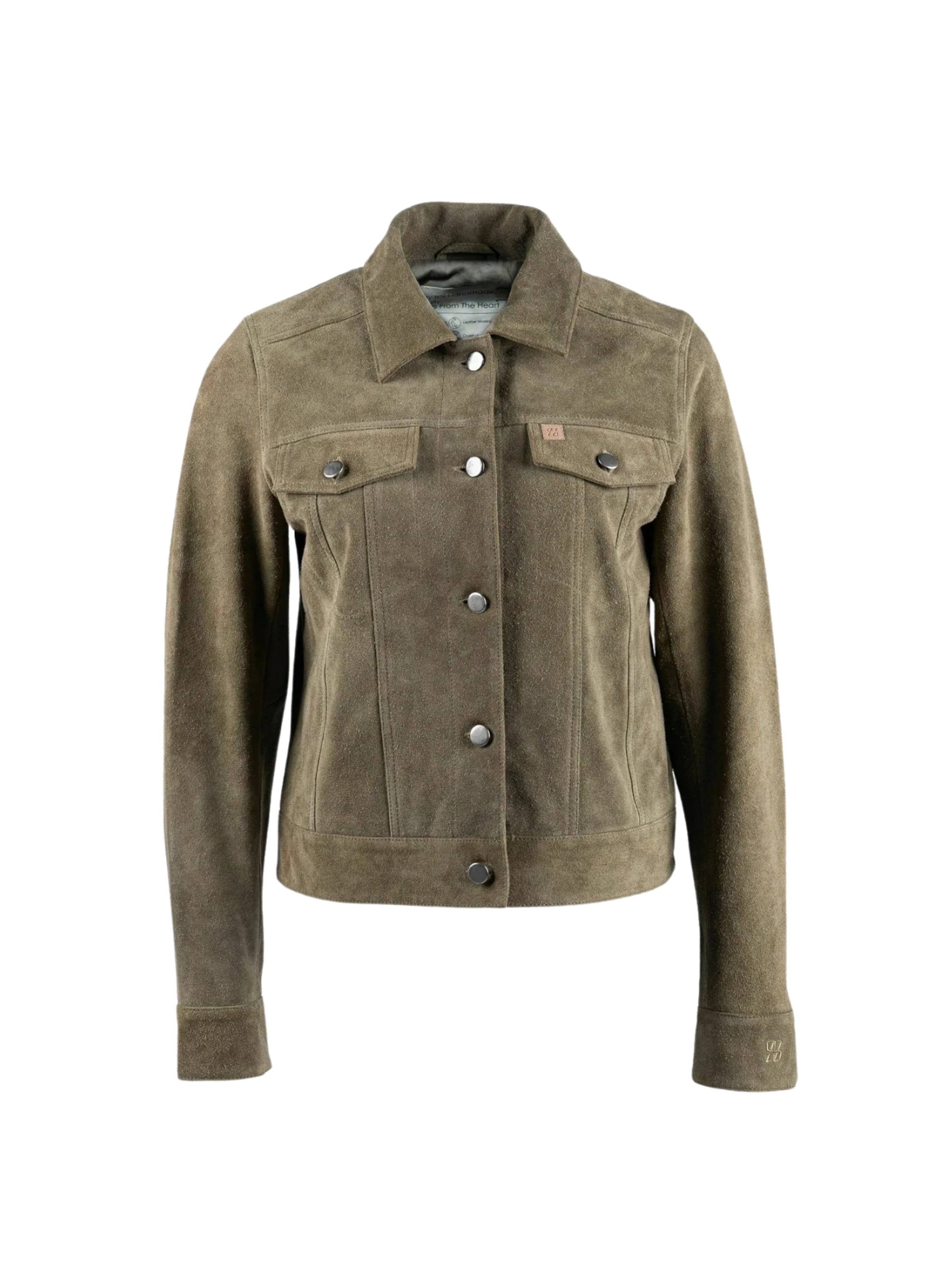 still Nordic Jacket ' Hayley ' in Grün: Vorderseite