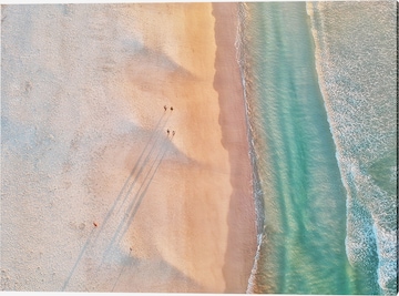 Liv Corday Bild 'Afternoon Shadows' in Weiß: predná strana