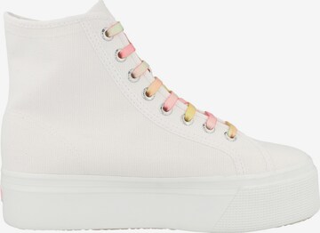 SUPERGA Sneaker high '2708 Hi Top Shaded Lace' in Weiß