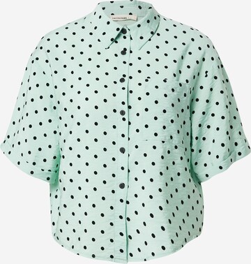 24COLOURS Blouse in Groen: voorkant