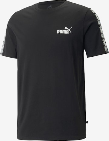 PUMA Функционална тениска в черно: отпред