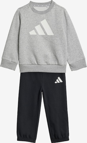 ADIDAS SPORTSWEAR Trainingsanzug 'Essentials' in Grau: Vorderseite