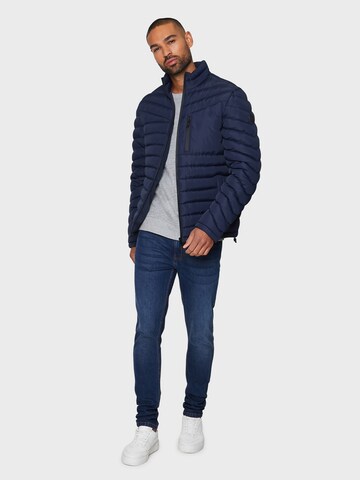 Veste mi-saison 'Craven' Threadbare en bleu