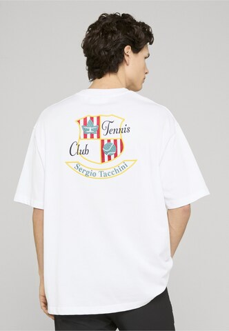 Sergio Tacchini - Camisa 'Sosimo' em branco: frente
