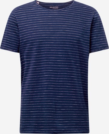 SELECTED HOMME T-Shirt 'Morgan' in Blau: predná strana