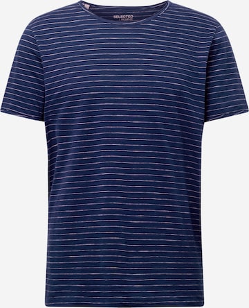 SELECTED HOMME T-Shirt 'Morgan' in Blau: predná strana