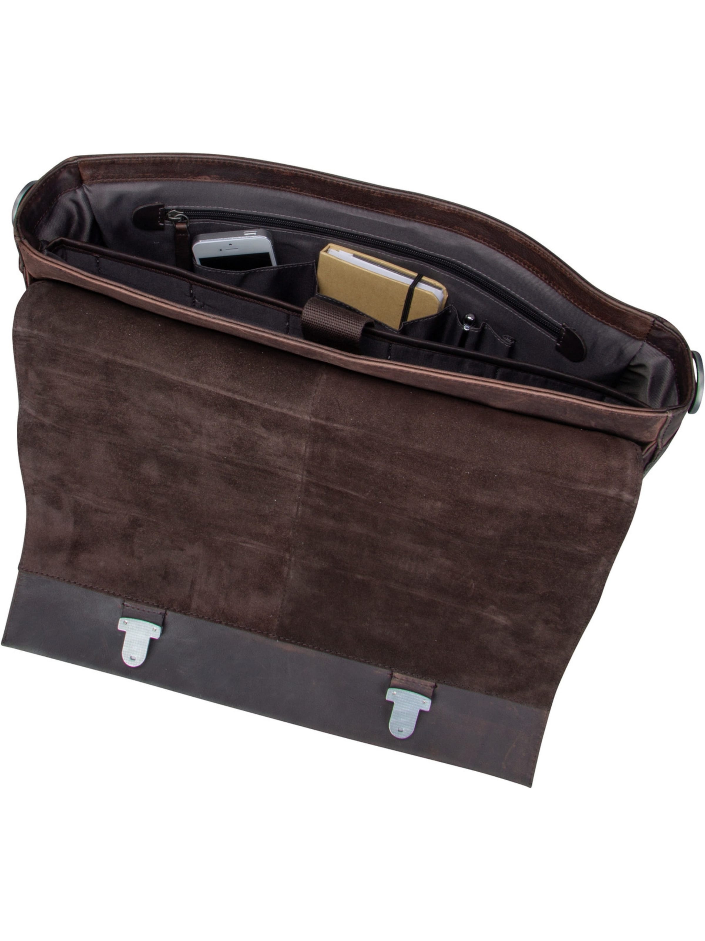 STRELLSON Document Bag in Brown