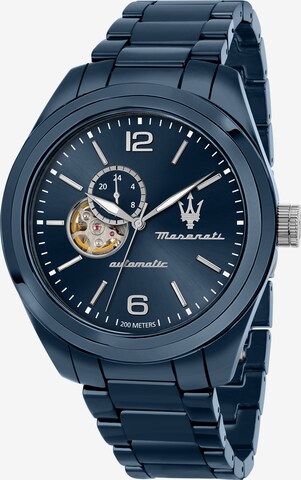 Maserati Analoog horloge in Blauw: voorkant