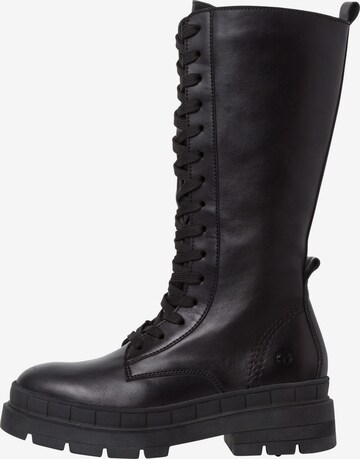 TAMARIS Lace-Up Boots in Black