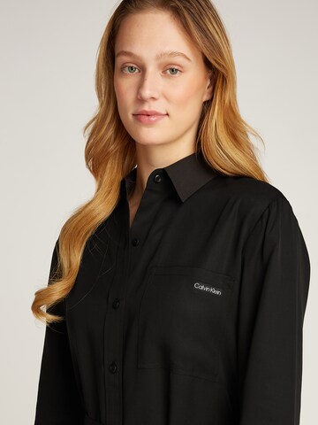 Abito camicia di Calvin Klein Jeans in nero