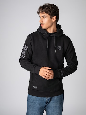 Sublevel Sweatshirt in Schwarz: Vorderseite