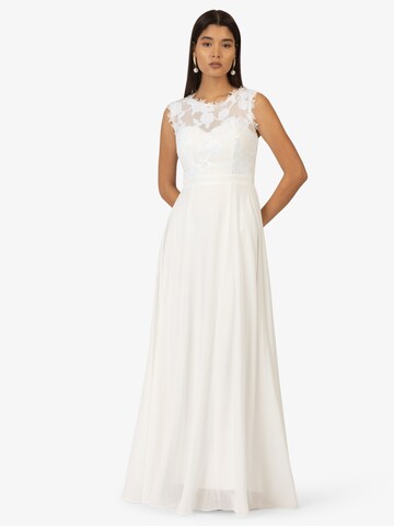 Kraimod Abendkleid in Weiß: Vorderseite
