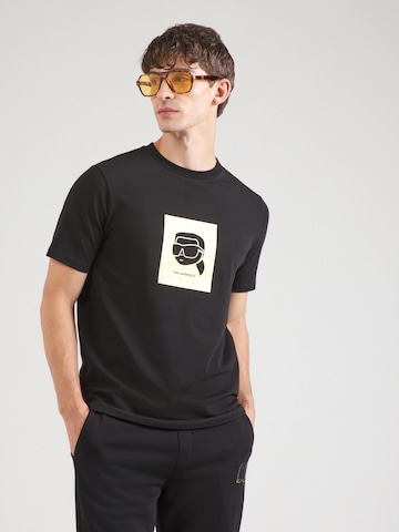 Karl LagerfeldMajica - crna boja: prednji dio
