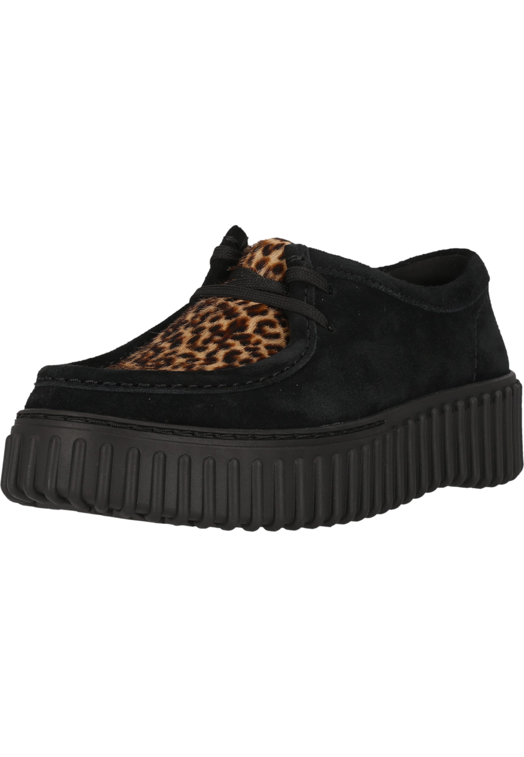 CLARKS Moccasin 'Torhill Bee' in Black: front