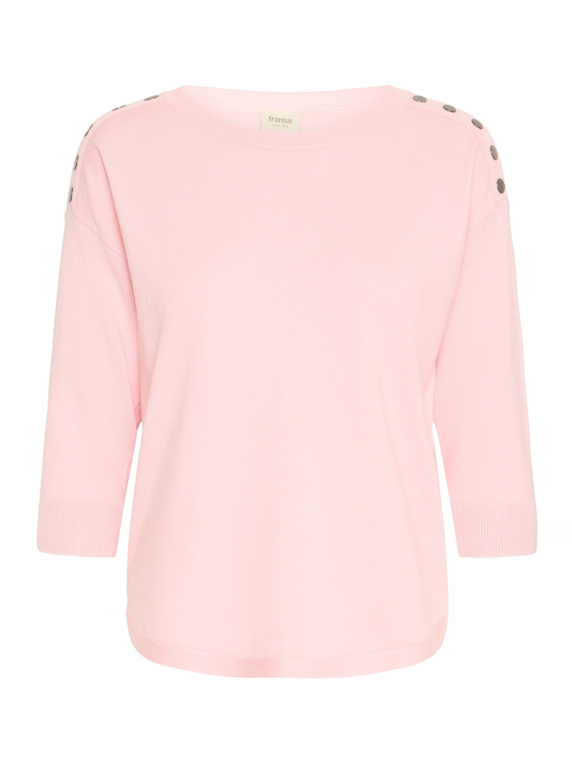 Pull-over 'FRZubasic' Fransa en rose : devant