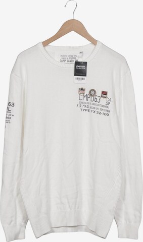 CAMP DAVID Pullover XL in Weiß: Vorderseite