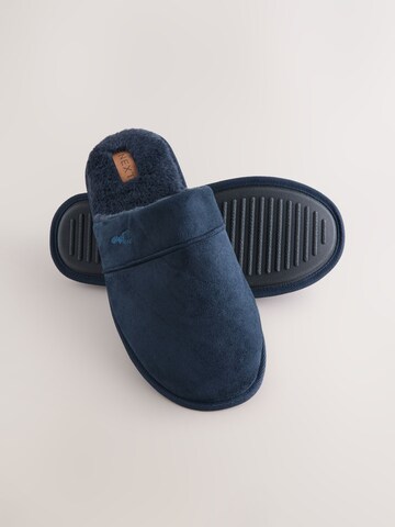 Pantoufle Next en bleu
