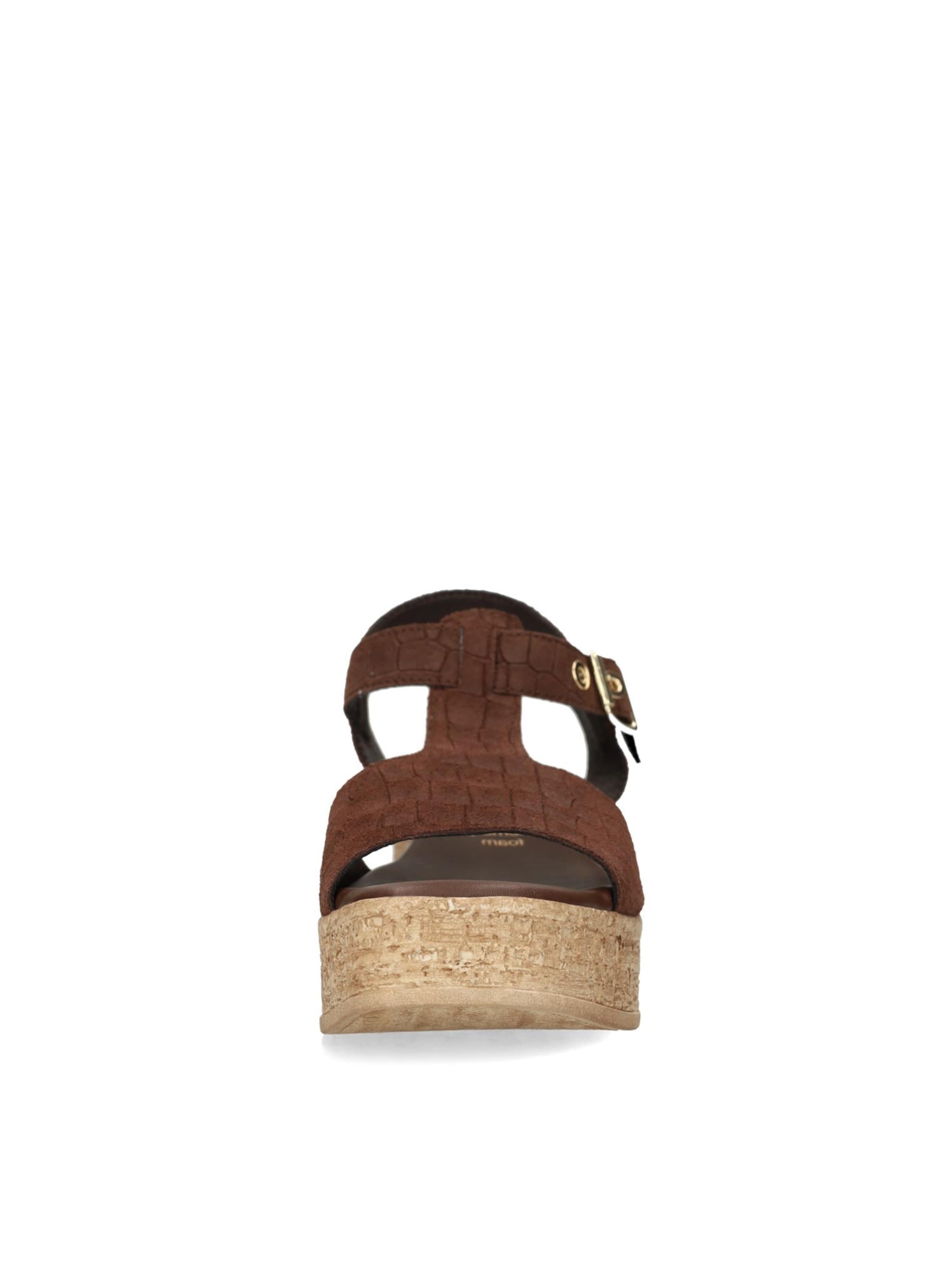 Sandales no stress en marron