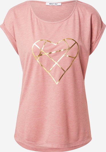 ABOUT YOU T-shirt 'Astrid' en or / rose, Vue avec produit