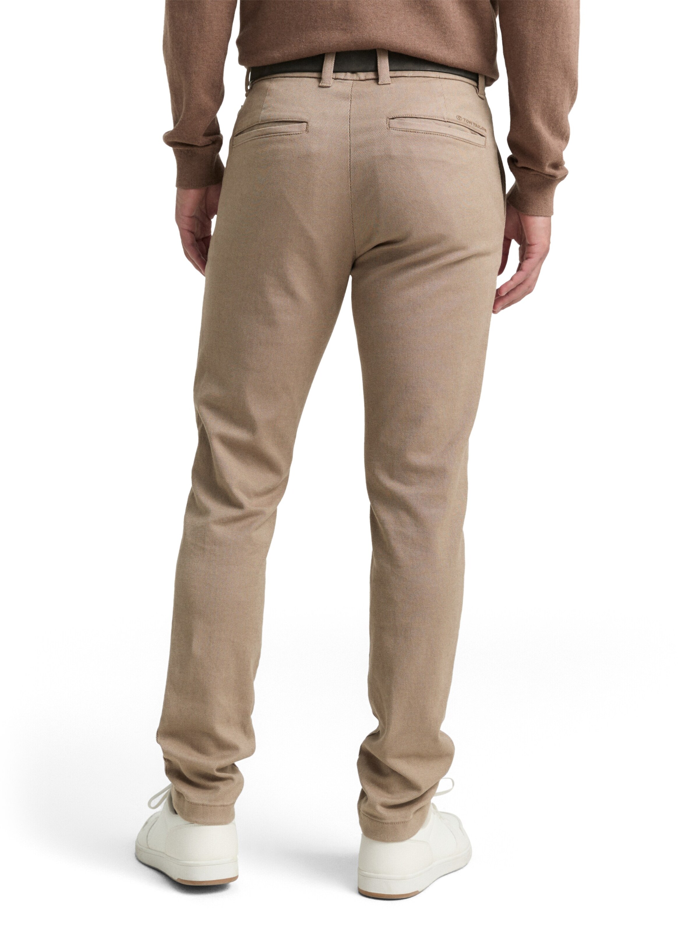 TOM TAILOR Slim fit Chino Pants 'Travis' in Beige