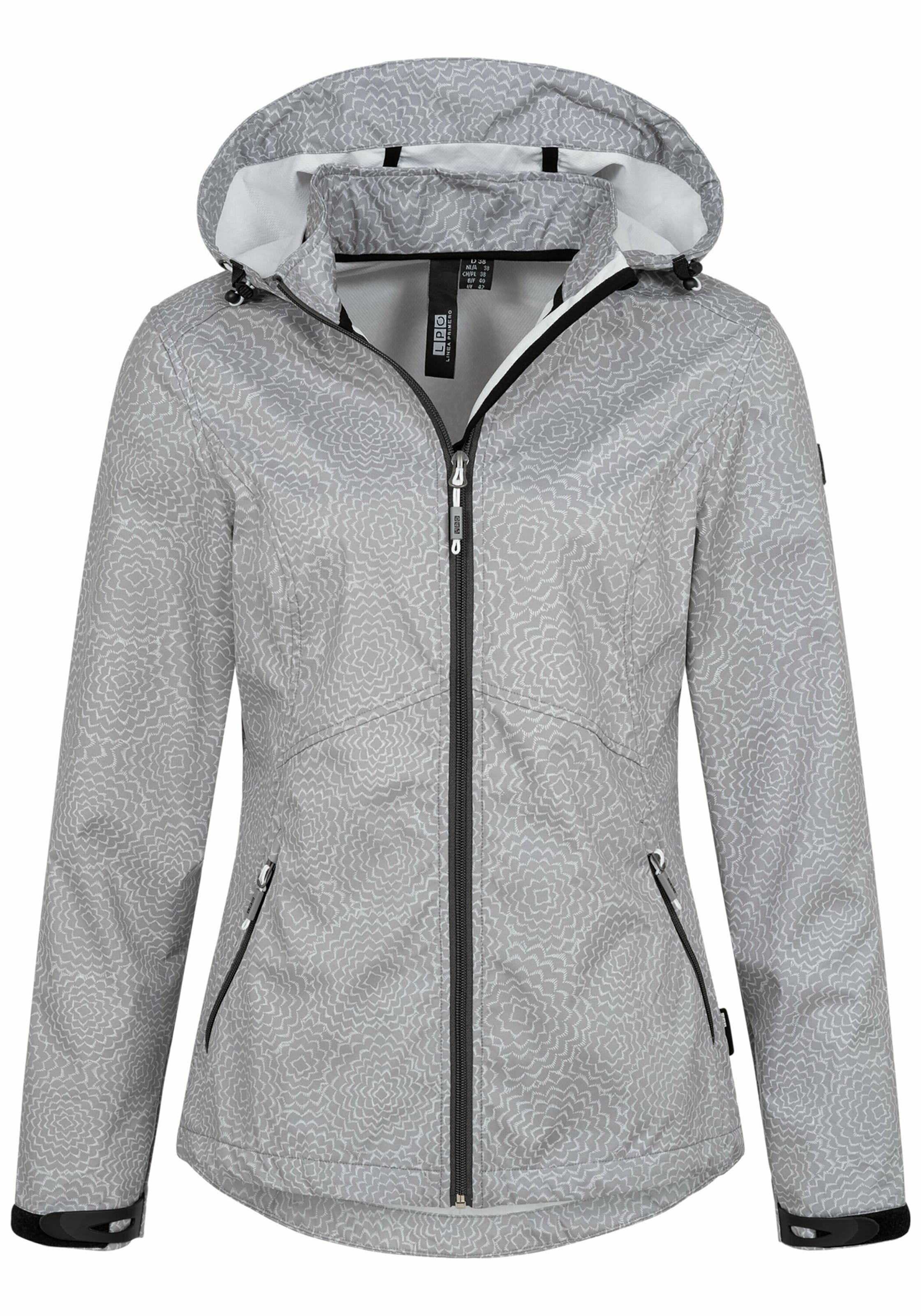 LPO Softshelljacke 'Ira' in Grau: Vorderseite