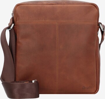 Esquire Crossbody Bag in Brown: front