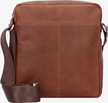 Esquire Crossbody Bag in Brown: front