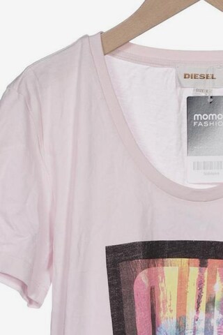 DIESEL T-Shirt L in Pink