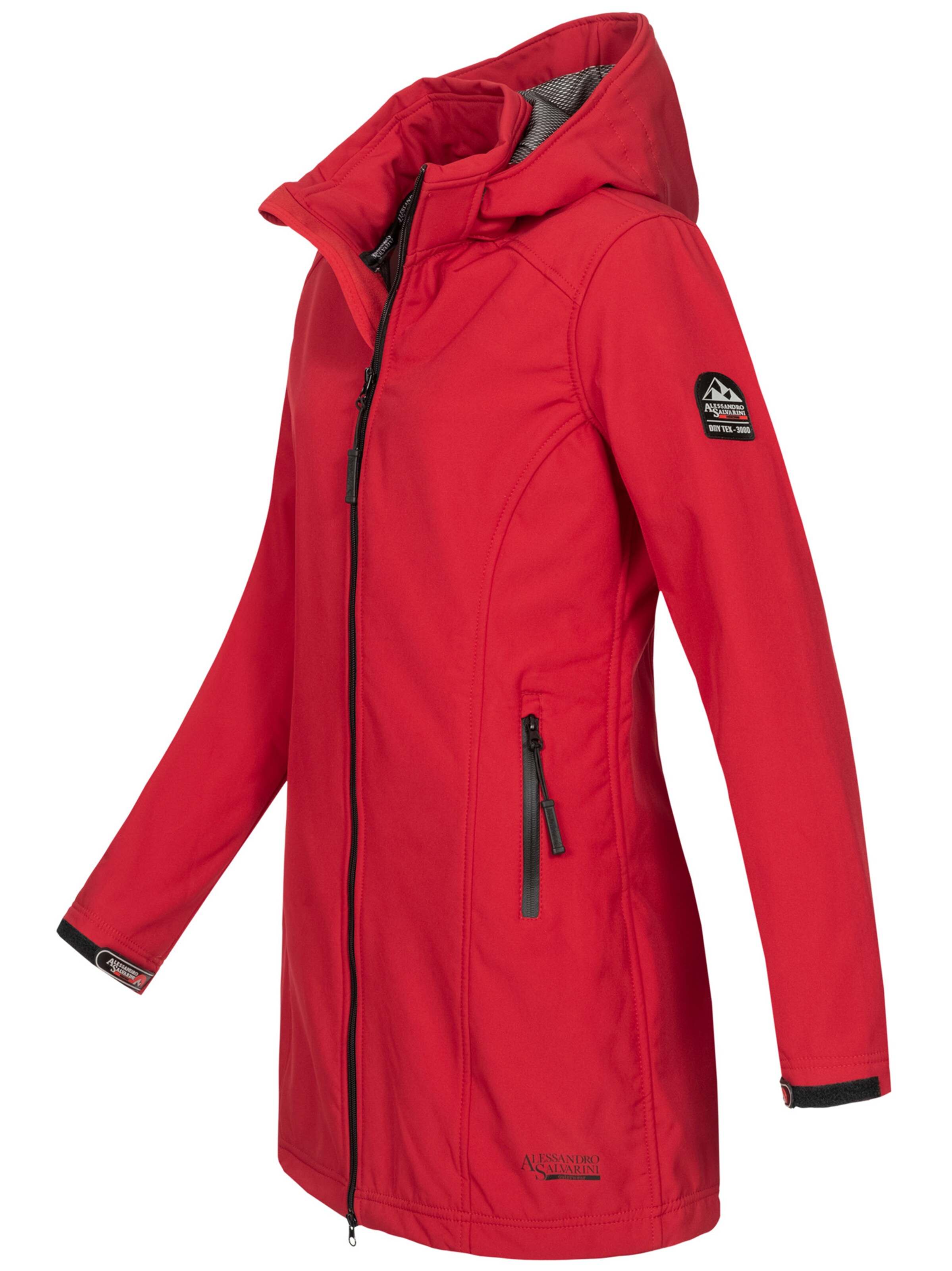 Alessandro Salvarini Funktionsjacke in Rot
