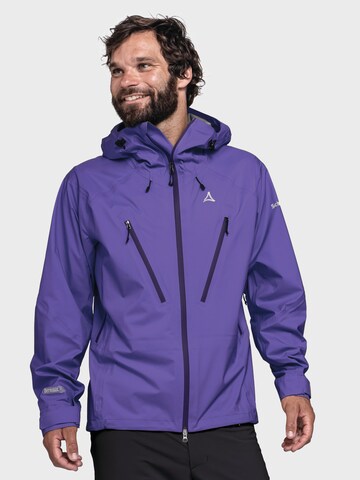 Veste outdoor ' Mountain Jacket Style Blaueis MNS ' Schöffel en violet : devant