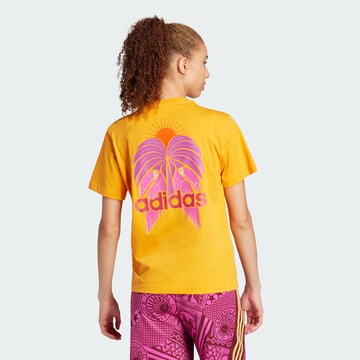 ADIDAS SPORTSWEAR Функционална тениска 'Adidas x Farm Rio' в оранжево: отпред