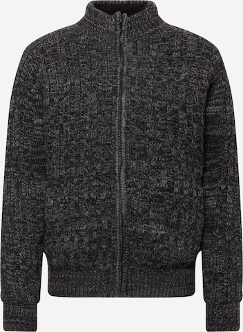 BLEND Knit Cardigan in Black: front