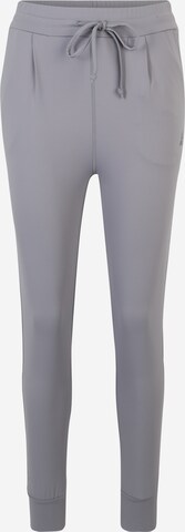 CURARE Yogawear Tapered Workout Pants in Grey: front