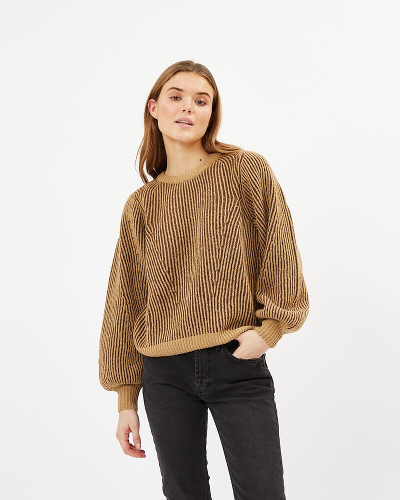 Knitwear minimum Fine-knit sweaters Brown