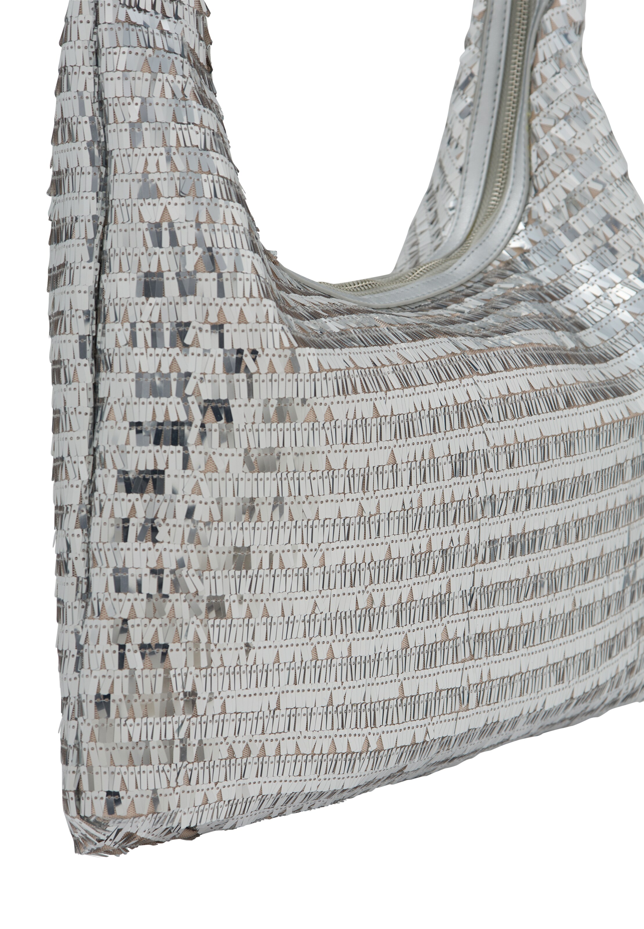 NAEMI Kabelka - Strieborná