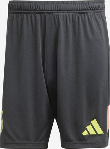 ADIDAS PERFORMANCE Regular Workout Pants in Black: front