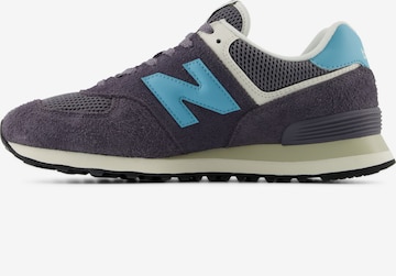 Baskets basses '574' new balance en gris : devant