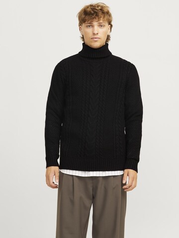JACK & JONES Pullover 'JJCraig' in Schwarz: Vorderseite