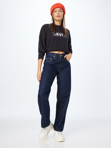 LEVI'S ® Sweatshirt 'Graphic Laundry Crew' in Schwarz