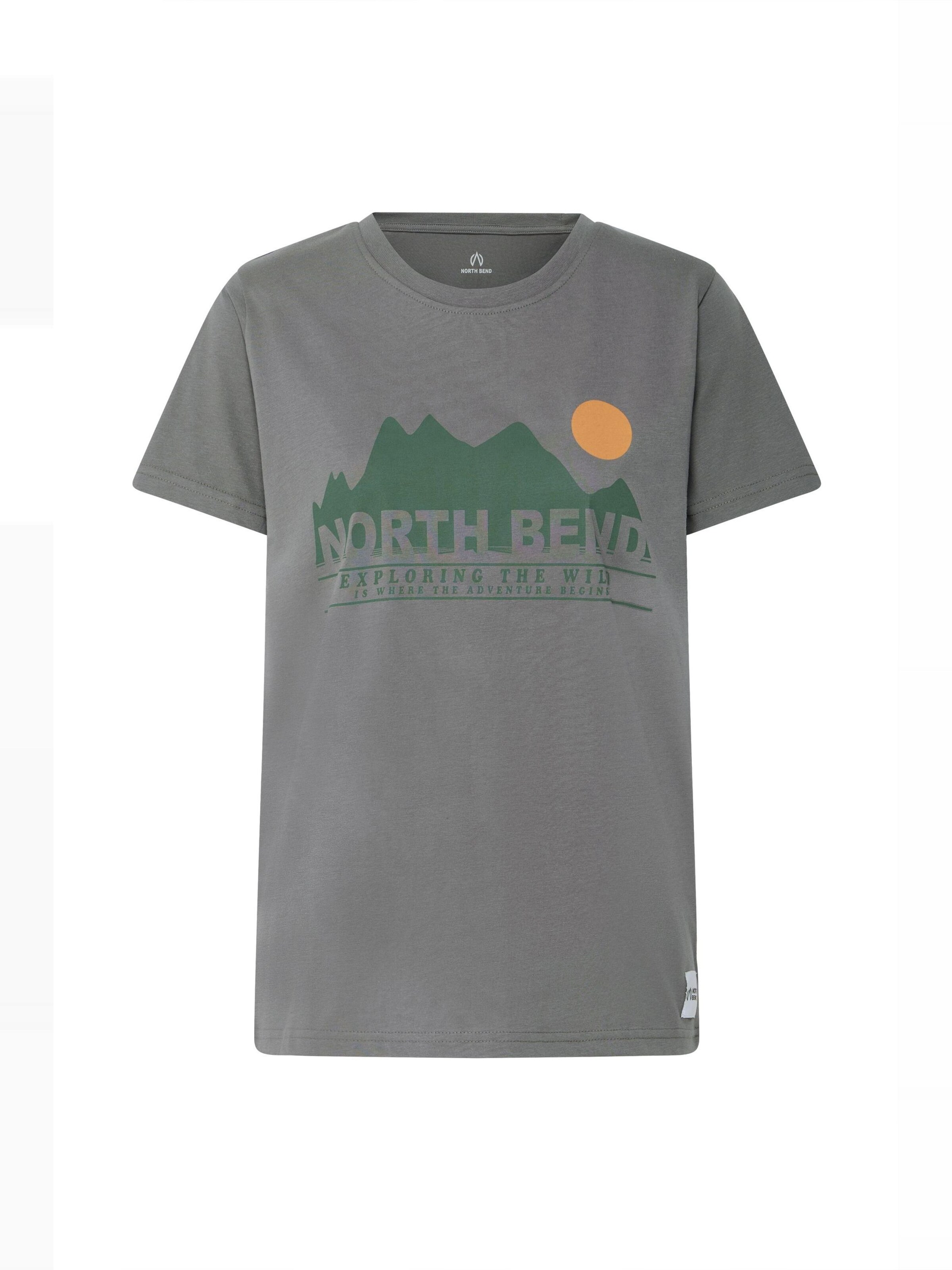 T-shirt ' NBCash ' North Bend en gris : devant