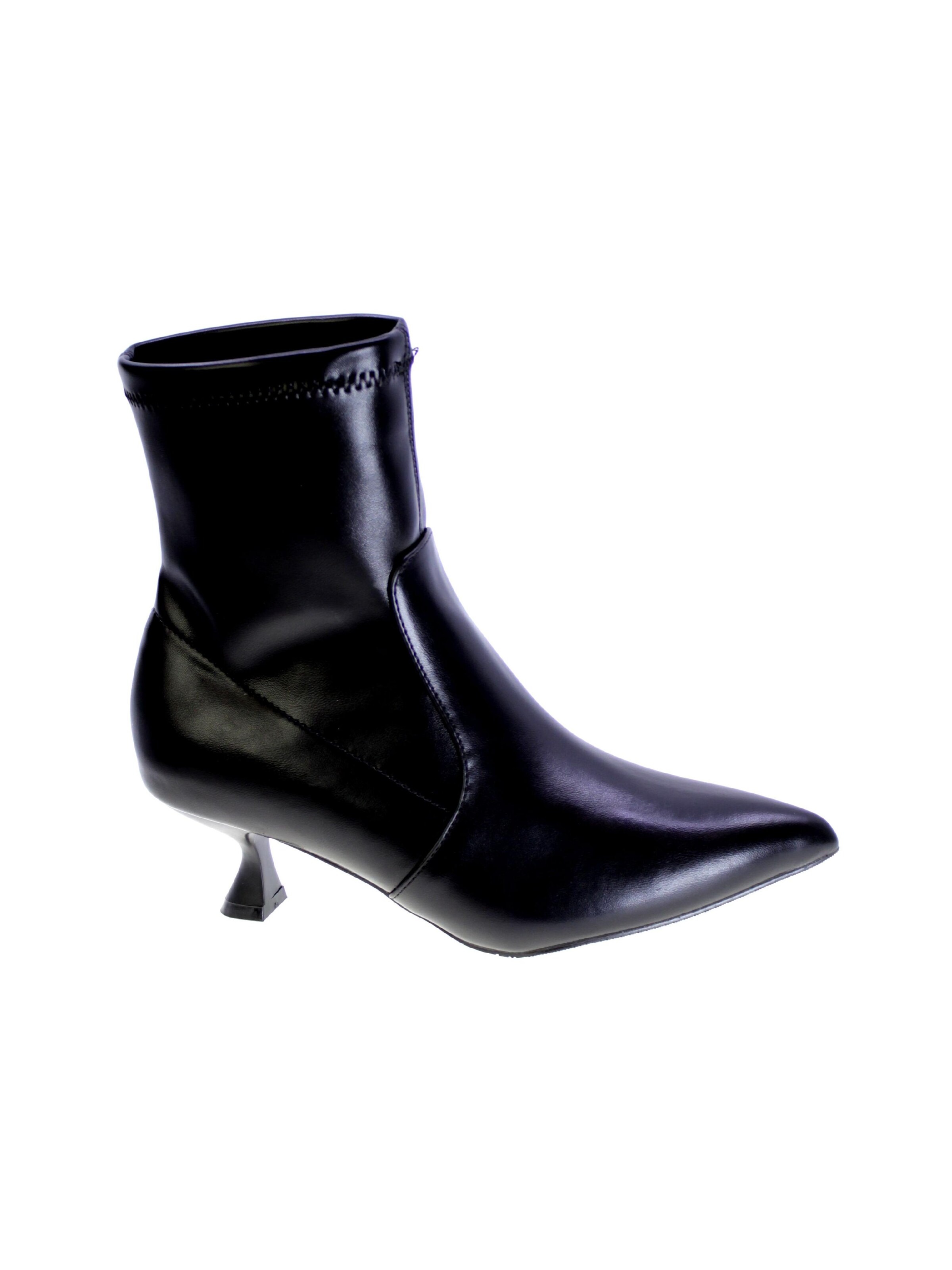 Boots di Francesco Milano in nero: frontale