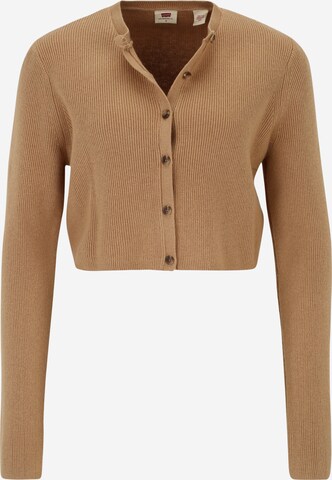 LEVI'S ® Knit Cardigan 'Norma Sweater Cardigan' in Brown: front