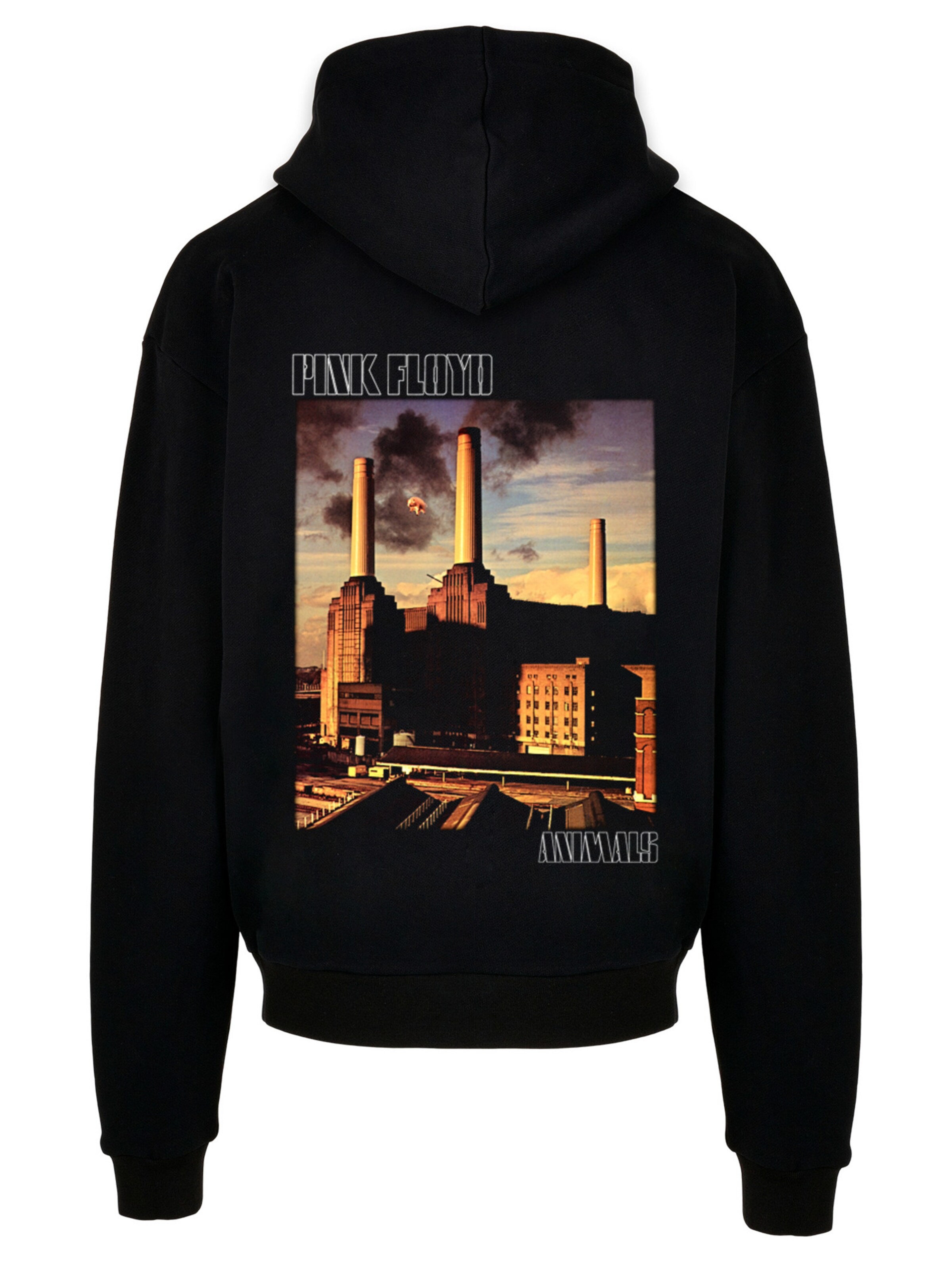 F4NT4STIC Sweatshirt 'Pink Floyd' in Black: front