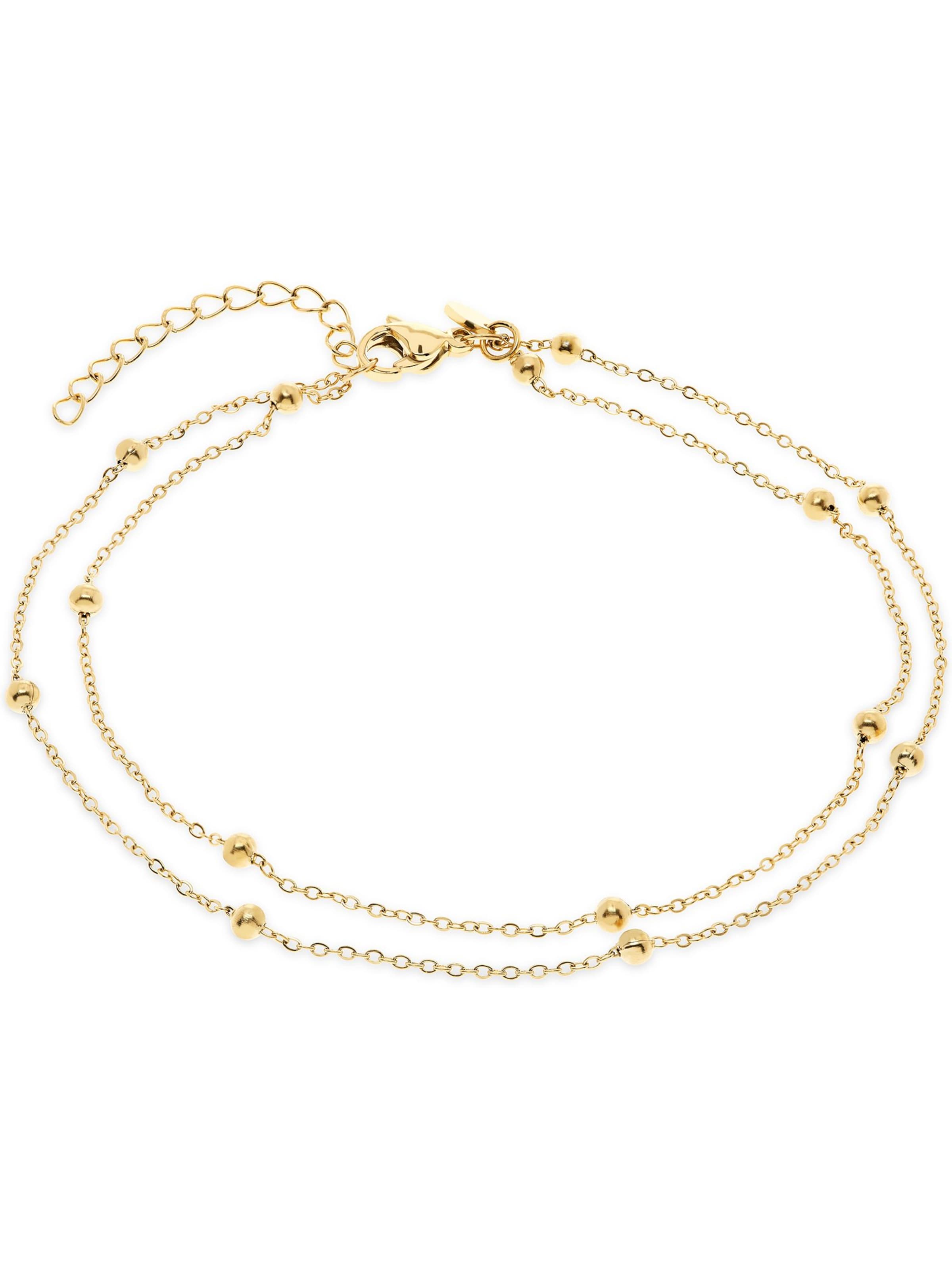 FAVS Foot Jewelry in Gold: front