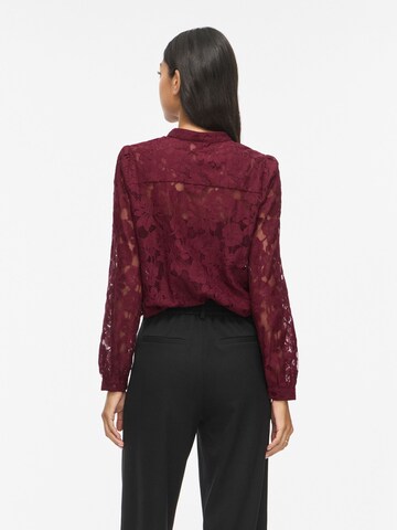 Chemisier 'SALA' VILA en rouge